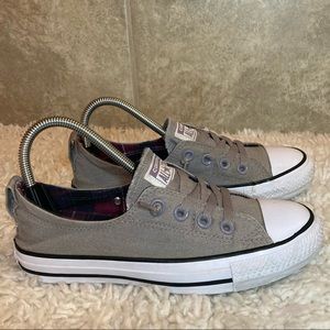 Converse Chuck Taylor All Star Shoreline Slip Low Top Dark Gray Women’s Sz 7
